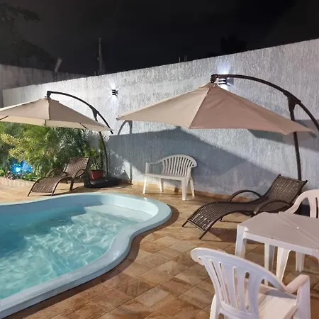 Casa Com Piscina Guaruja Praia Pernambuco,Mar Casado Exterior foto